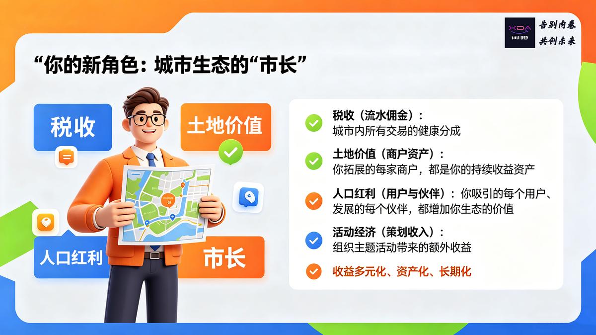 你的新角色：城市生态的“市长”